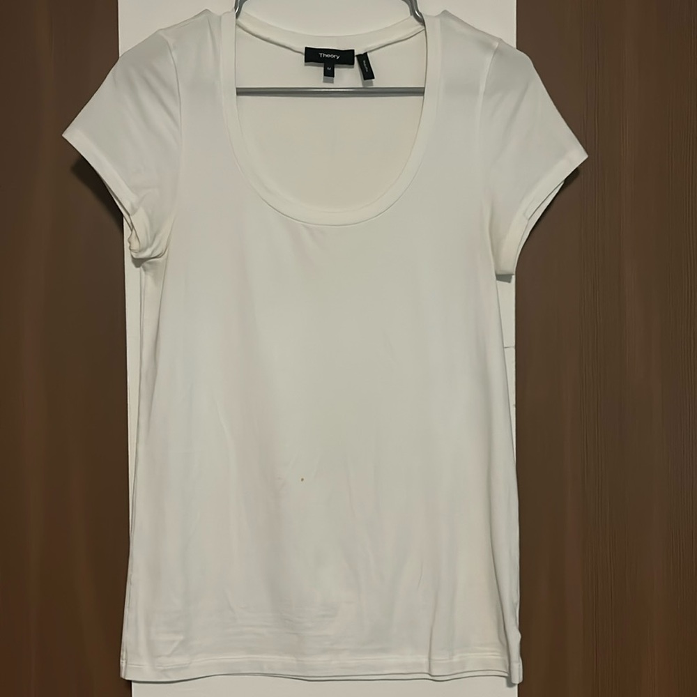 Theory Scoop Neck Basic Tee